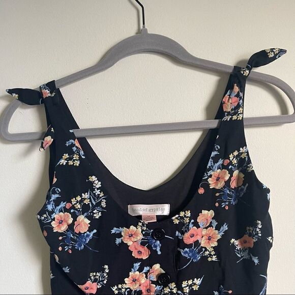 Band of Gypsies Floral Spring Tie Sun Dress XS - Picture 5 of 8